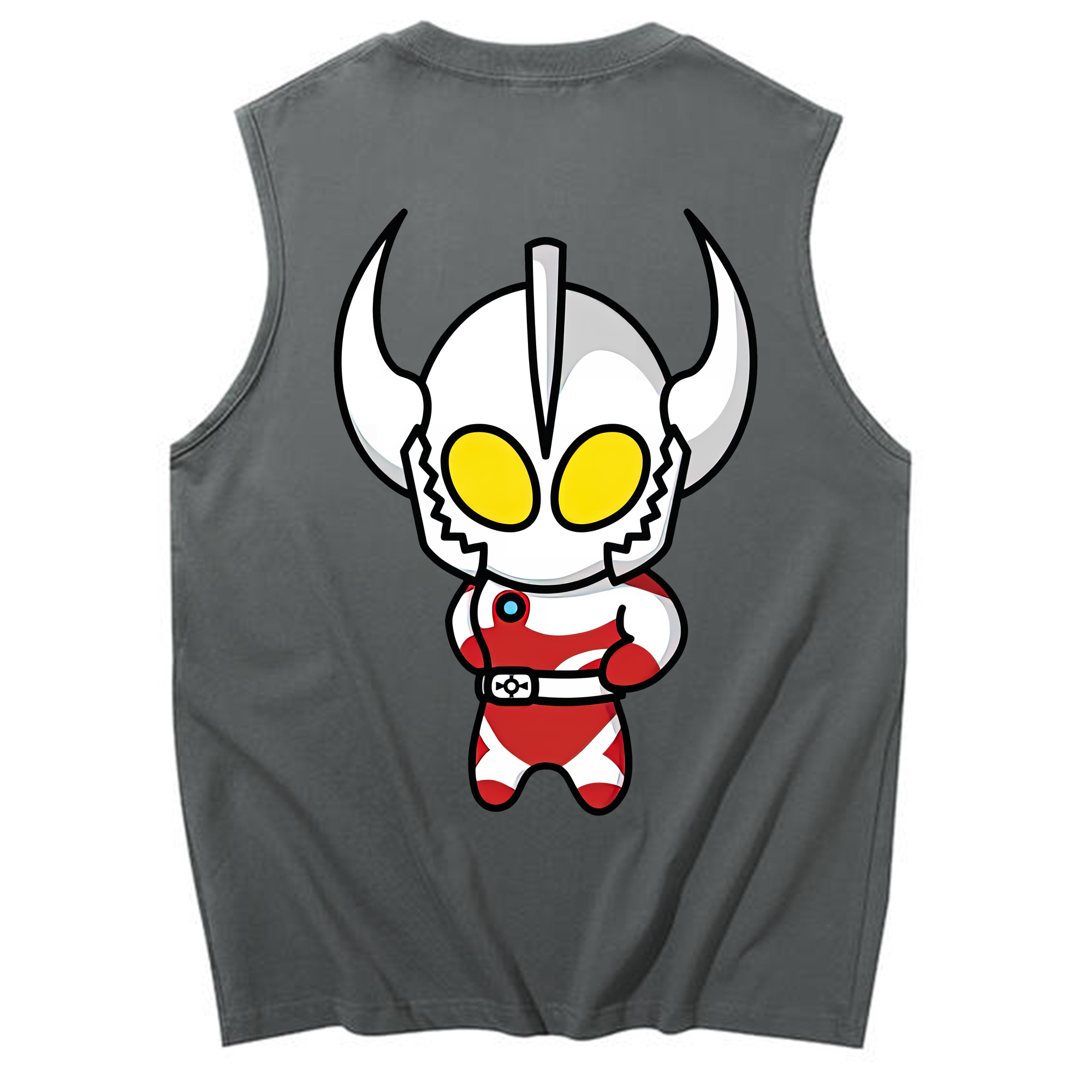 （画像用） ウルトラマン Ultraman コットン100％タンクトップ（背面プリント）
